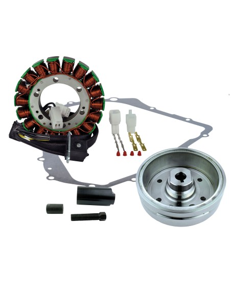 Stator Magneto Flywheel Arctic Cat TBX400 375 Auto 400 Auto Suzuki LTA400 Eiger Auto OEM 3430-054 3430-053  3402-590