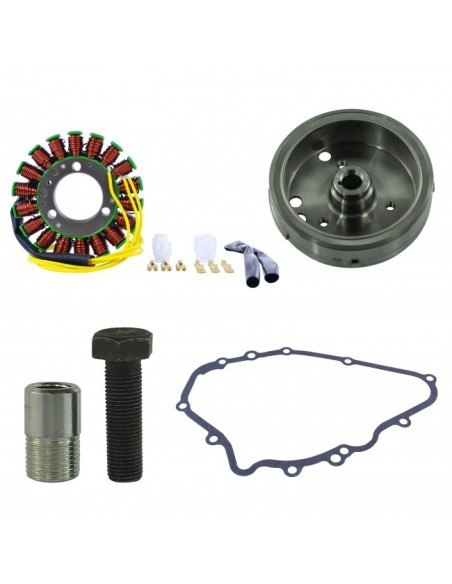 Kit Alternateur Stator Rotor Joint Carter Arrache Volant Kawasaki KLE 500 KLE400 OEM 21003-1123 21003-1267 21050-1148