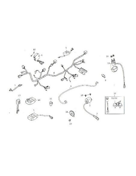 Relais Démarreur Kymco 150 MXU OEM 35850-KHB4-90A