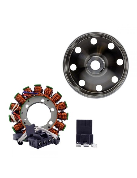 Kit Alternateur Stator Volant Magnétique Rotor Mitsubishi Aprilia Tuono V4 1000 RSV4 1000 Factory RSV4R 1000 OEM 857201