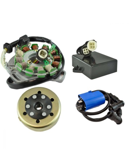 Kit Ignition Stator 200 Watts Rotor Regulator Ignition Coil CDI Yamaha 350 Banshee OEM 2GU-85510-50-00 2GU-85550-50-00