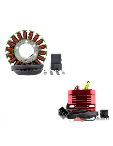 Kit Stator Aluminum Mosfet Regulator Honda VFR800 Interceptor OEM 31100-MCW-315 31100-MCW-325 31110-MCW-D01 31120-MCW-D01