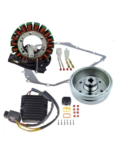 Kit Stator Rotor Regulator Rectifier Mosfet Cover Gasket Suzuki LTA400 Eiger OEM 32101-38F00 32102-38F00 32102-38F01