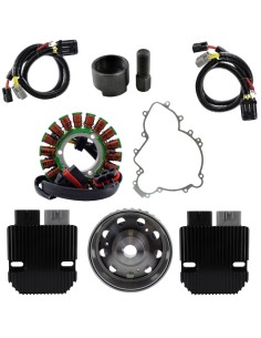 Kit Dual Output Stator REVOLT Regulators Harnesses Flywheel Gasket Polaris RZR900 1000 Ranger 900 General 1000