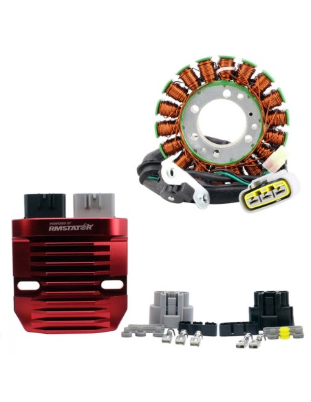 Stator Red Machined Alum Mosfet Regulator Triumph Street Triple 660 765 OEM T1300057 T1300205