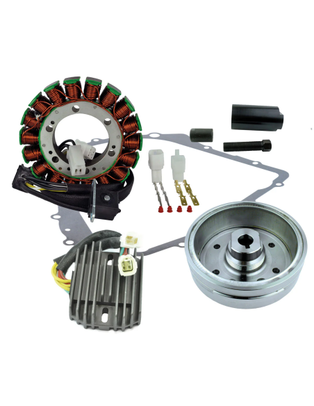 Kit Stator Magneto Flywheel Stator Regulator Arctic Cat 375 400 Automatic TRV TBX 400 OEM 0802-037 3430-053 3430-054 3430-071