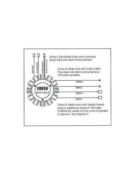 Stator Honda XR400R XR650R OEM 31120-KCY-671 31120-MBN-671