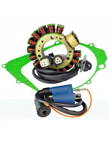 Kit Stator Ignition Coil Cover Gasket Yamaha 350 Warrior OEM 5FU-81410-00-00 5NF-81410-00-00 1UY-15451-00-00 3GD-15451-00-00 