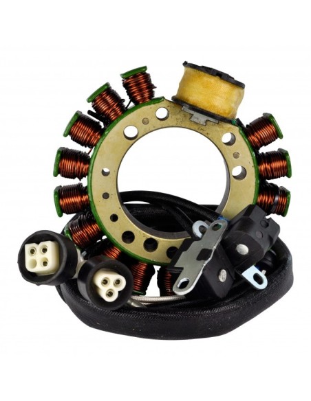 Kit Stator + Stator Crankcase Cover Gasket Yamaha 350 Warrior 350 Big Bear OEM 1YW-85510-21-00 2NL-85510-20-00 2XK-85510-20-00